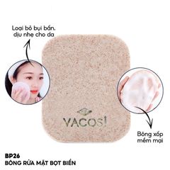 Bông Rửa Mặt Bọt Biển Vacosi BP26