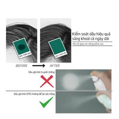 Dầu Gội Khô SPES Làm Sạch, Tóc Bồng Bềnh, Không Bết Tóc Washing-free Hair Spray 150ml