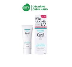Serum Chống Nắng Curél Vật Lý Phổ Rộng Cho Da Nhạy Cảm Skin Repair Uv Protection SPF50 PA+++ 60g