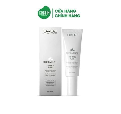 Kem dưỡng sáng da, mờ thâm nám Babe Depigment+ Control Fluid Cream 40ml
