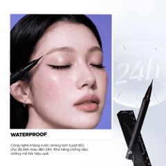 Kẻ mắt nước lâu trôi Vacosi Waterproof Eyeliner 24h VM29