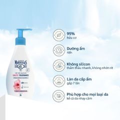 Sữa dưỡng thể Hữu Cơ Le Petit Marseillais 95% Thiên Nhiên Dưỡng Ẩm 48h 250ml