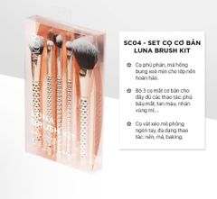 Bộ cọ Vacosi 5 cây cơ bản LUNA THE FACE & EYES BRUSH KIT, 5PCS SC04
