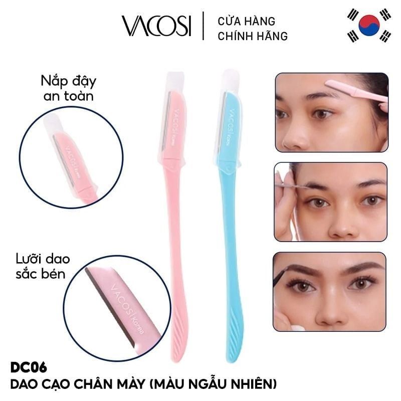 Dao Cạo Lông Mày Vacosi Eyebrow Knife DC06