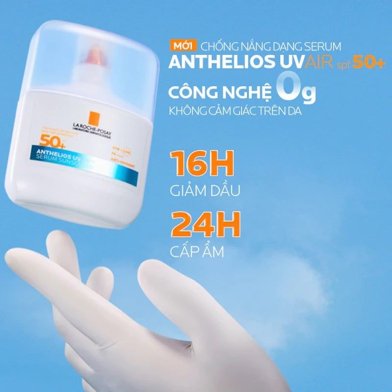 Tinh chất chống nắng La Roche Posay Anthelios Uvair serum solaire SPF50+