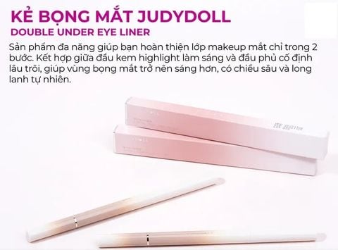 Bút Kẻ Bọng Mắt 2 Đầu Judydoll Double Under Eye Liner