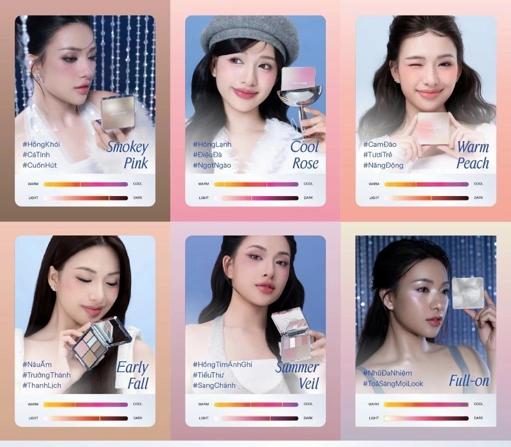 Phấn Mắt Lemonade Aesthetic Multi-Task Palette - Full On