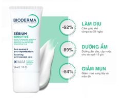 Kem Dưỡng Bioderma Sébium Sensitive Cho Da Mụn Nhạy Cảm 30ml