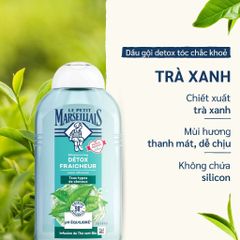 Dầu Gội Ngăn Ngừa Gàu 98% Thiên Nhiên Le Petit Marseillais Chiết Xuất Trà Xanh Hữu Cơ 250ml