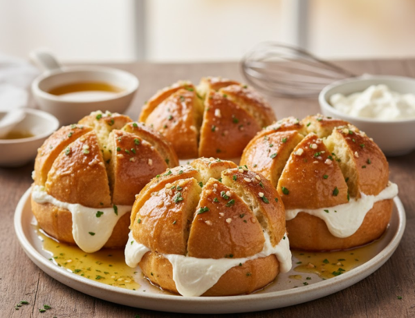 Bánh mì bơ tỏi phô mai Hàn Quốc