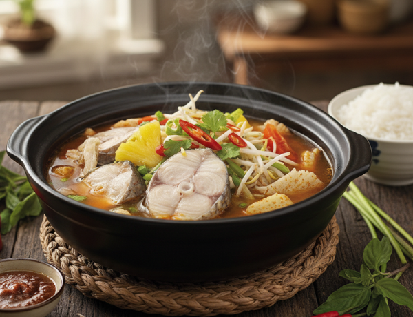 Canh chua cá lóc miền Tây
