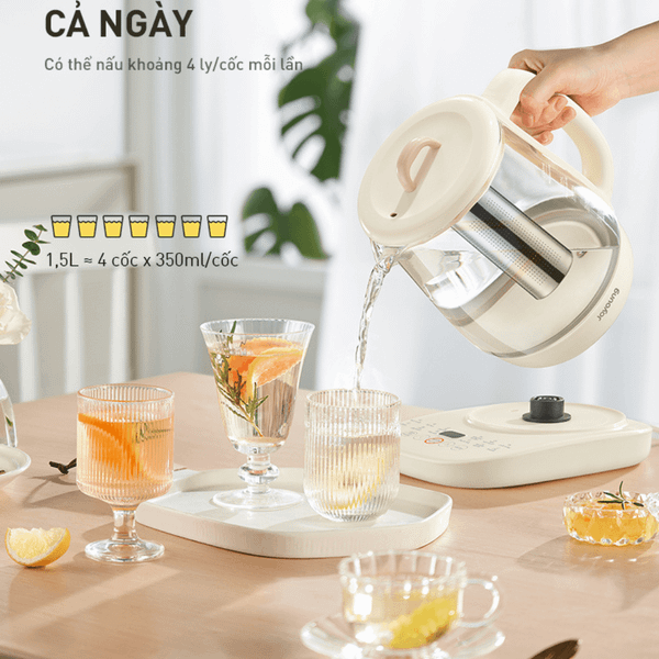 Ấm pha trà đa năng Joyoung JTM-125 - Chương trình ưu đãi tháng 8 giá tốt nhất website Joyoung Official