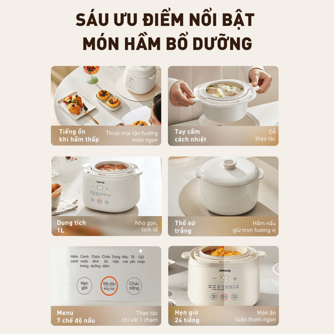 Nồi nấu chậm Joyoung JSC-107