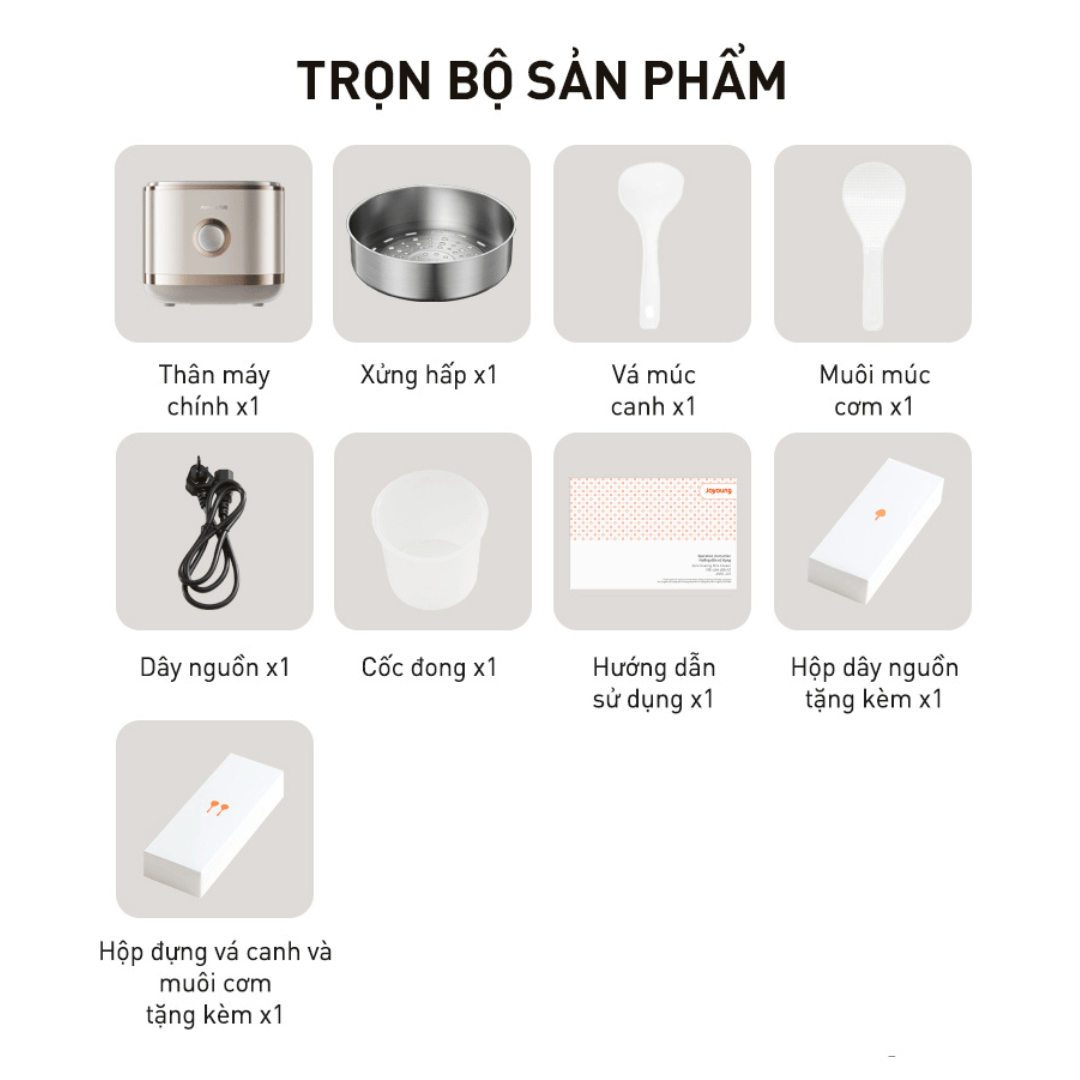 Nồi cơm điện cao tần chống dính tự nhiên Joyoung JNRC-401