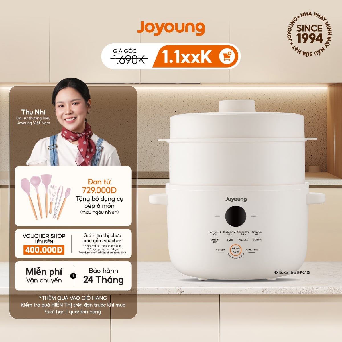 Nồi nấu chậm Joyoung JSC-187
