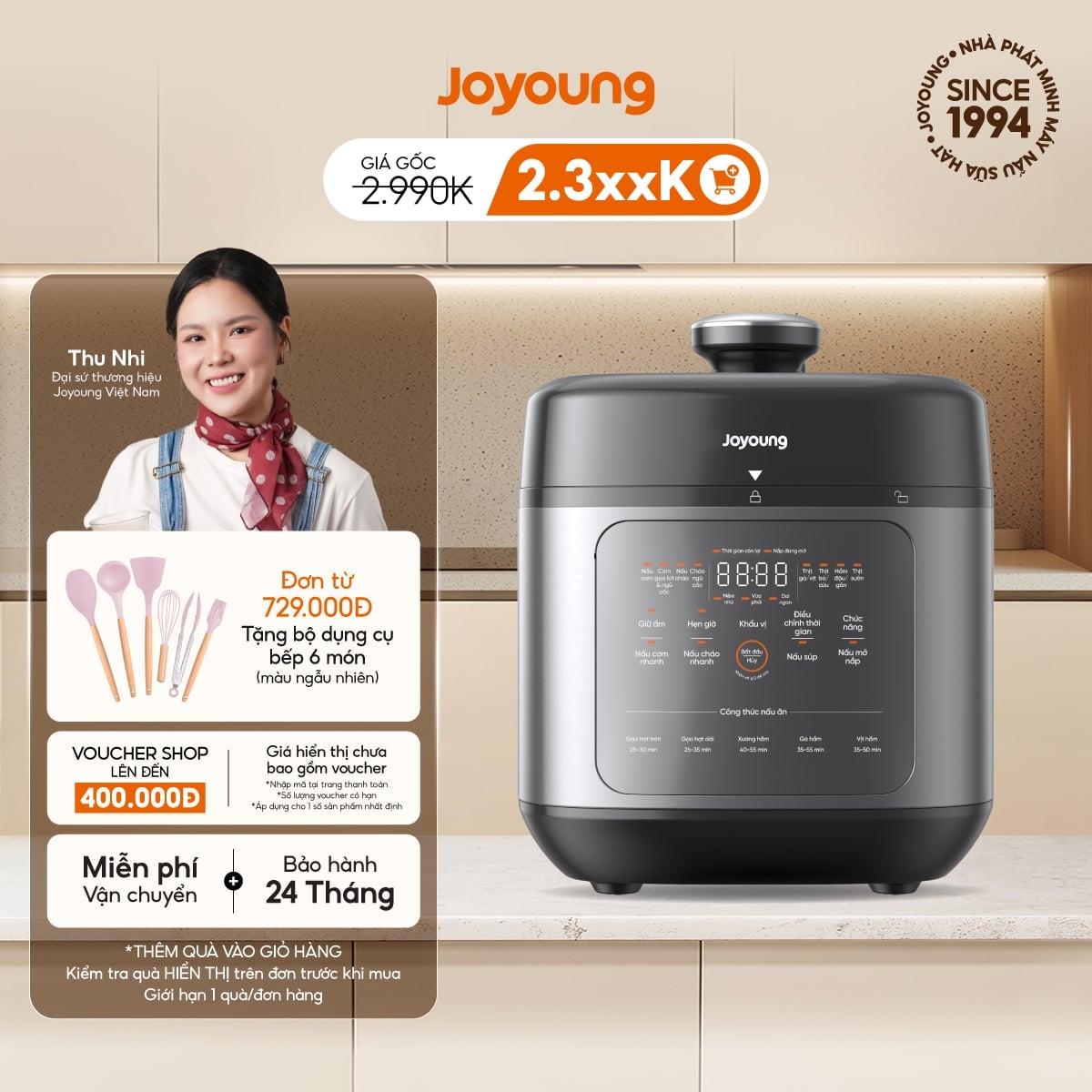 Nồi cơm áp suất Joyoung JHPC-5100