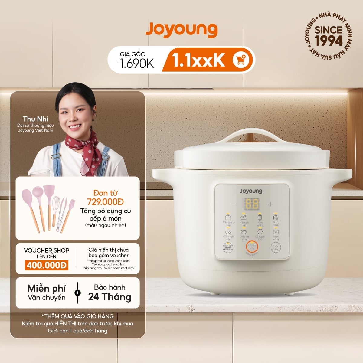 Nồi nấu chậm Joyoung JSC-316