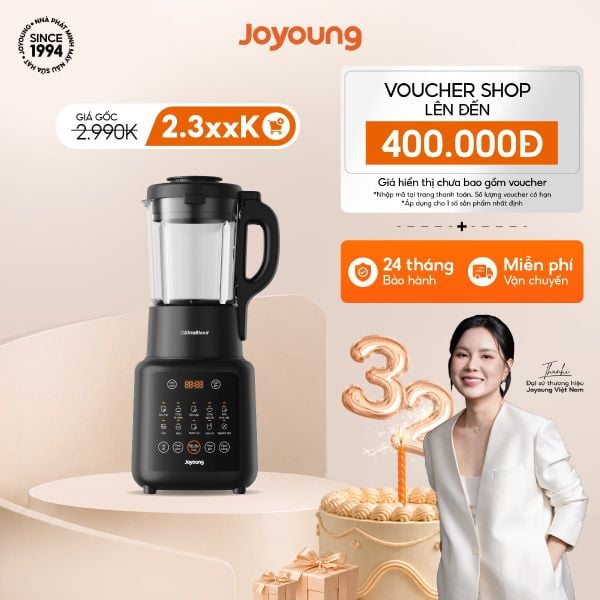 Máy nấu sữa hạt đa năng Joyoung JHSB-161, chương trình ưu đãi tháng 7 giá tốt nhất tại website Joyoung Official