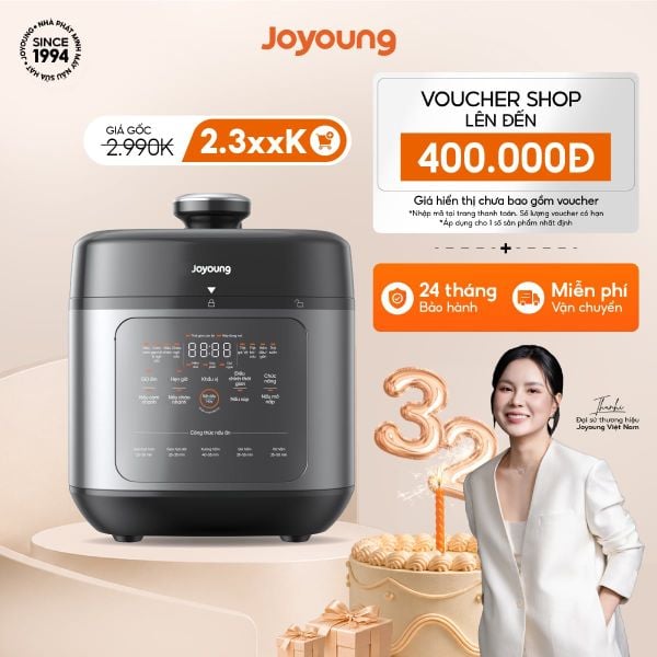 Nồi cơm áp suất Joyoung JHPC-5100 - Chương trình ưu đãi tháng 8 giá tốt nhất
