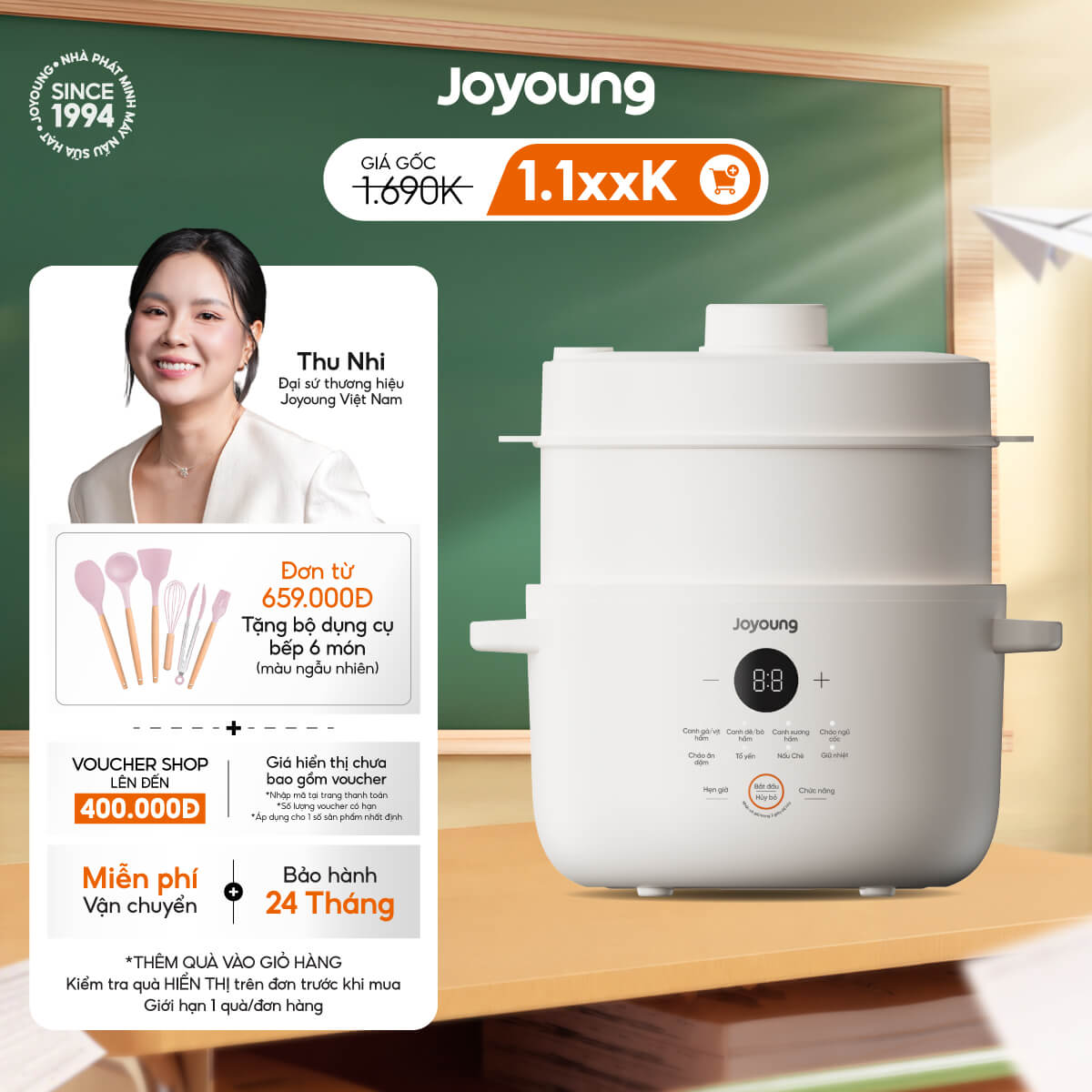 Nồi nấu chậm Joyoung JSC-187