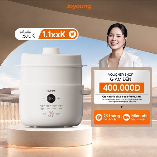 Nồi nấu chậm Joyoung JSC-187 Chương trình ưu đãi năm 2026 giá tốt nhất tại website Joyoung