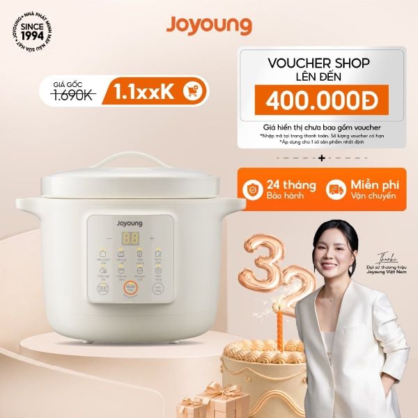 Nồi nấu chậm Joyoung JSC-316, ưu đãi độc quyền, giá tốt nhất tại website Joyoung