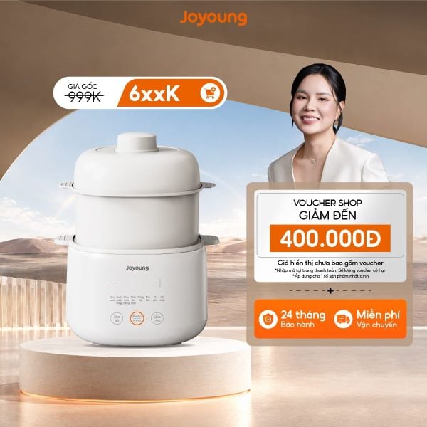 Nồi nấu chậm Joyoung JSC-107 chương trình ưu đãi năm 2026 giá tốt nhất website Joyoung Official