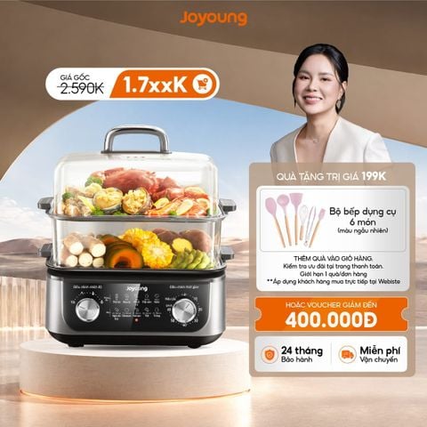 Nồi lẩu hấp đa năng Joyoung JFS-556 chương trình ưu đãi tháng giá tốt nhất