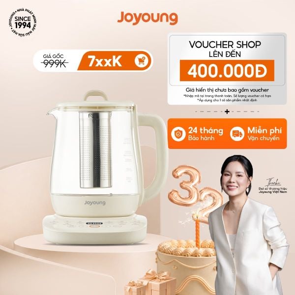 Ấm pha trà đa năng Joyoung JTM-125 - Chương trình ưu đãi tháng 8 giá tốt nhất website Joyoung Official