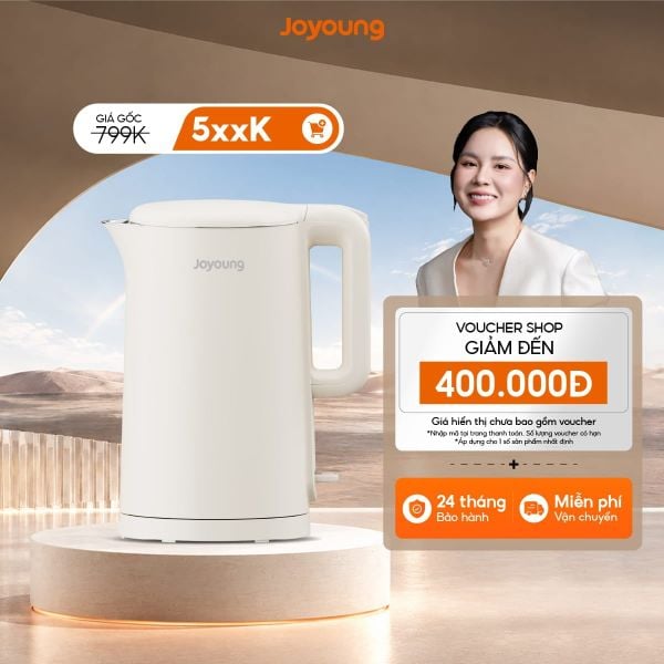 Ấm đun siêu tốc Joyoung JEK-188 Chương trình ưu đãi năm 2026 giá tốt nhất