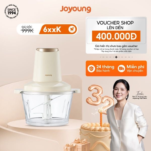 Máy xay thực phẩm ưu đãi tháng 8 giá tốt chỉ có tại website Joyoung Official