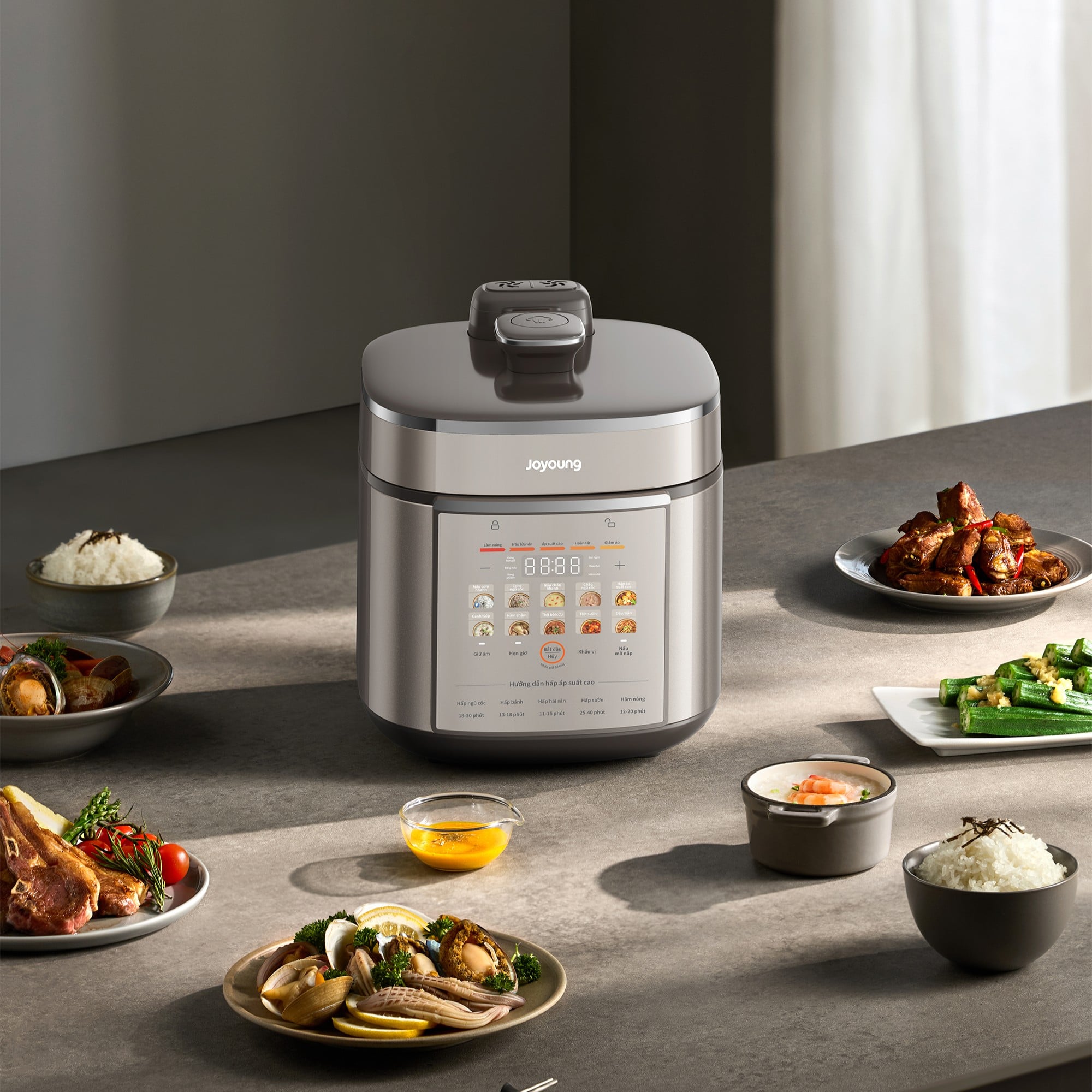 Nồi cơm áp suất điện tử Joyoung JPRC-5150