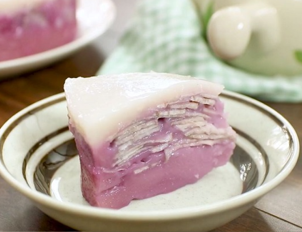 Bánh khoai môn hấp