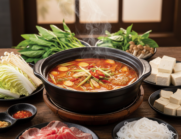 Lẩu bò sa tế sả