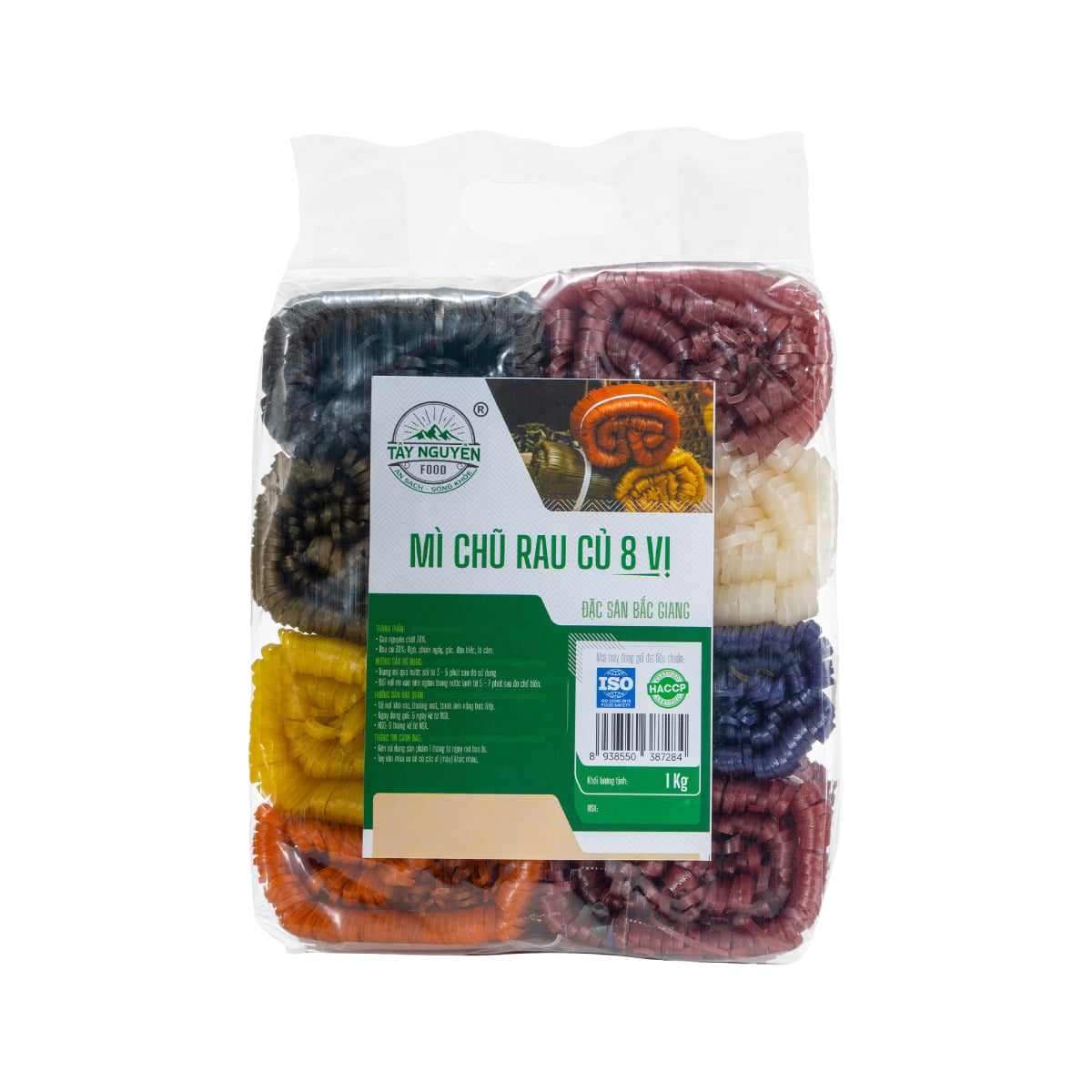 [Hàng tặng] Mì chũ rau củ 8 vị Tây Nguyên Food