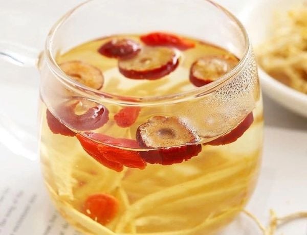 Trà gừng táo đỏ