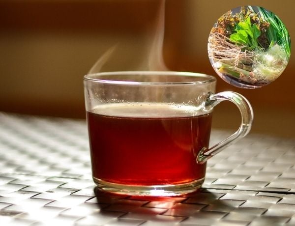 Nấu nước mát rễ tranh mía lau