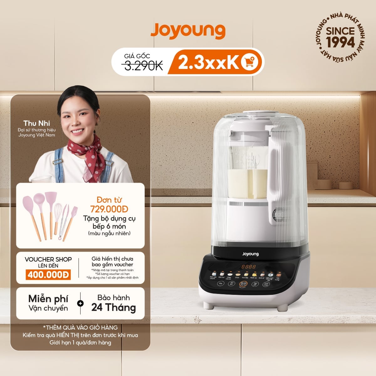 Nồi chiên không dầu Joyoung JAF-565 – Joyoung Official Store