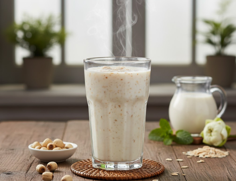 Sữa yến mạch hạt sen