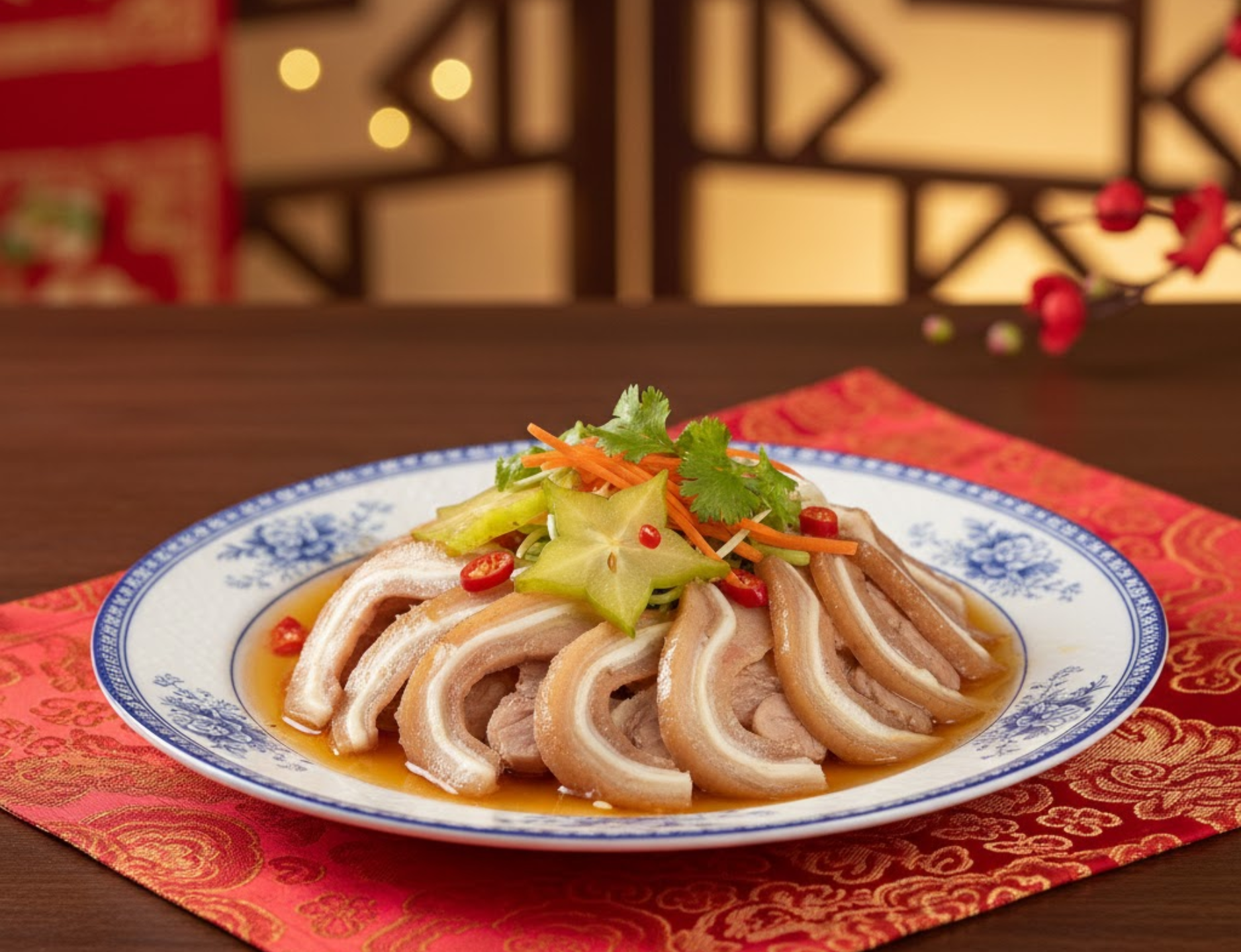 Tai heo ngâm chua ngọt