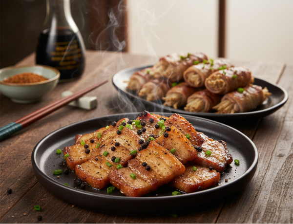 Ba chỉ nướng ngũ vị