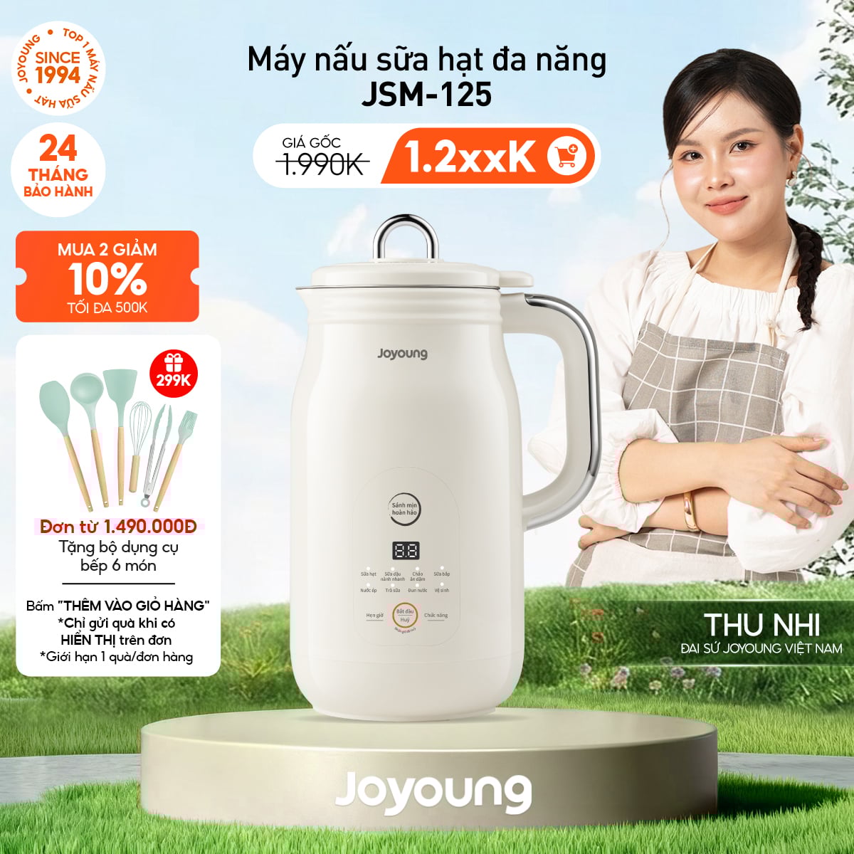 Máy nấu sữa hạt đa năng Joyoung JSM-125