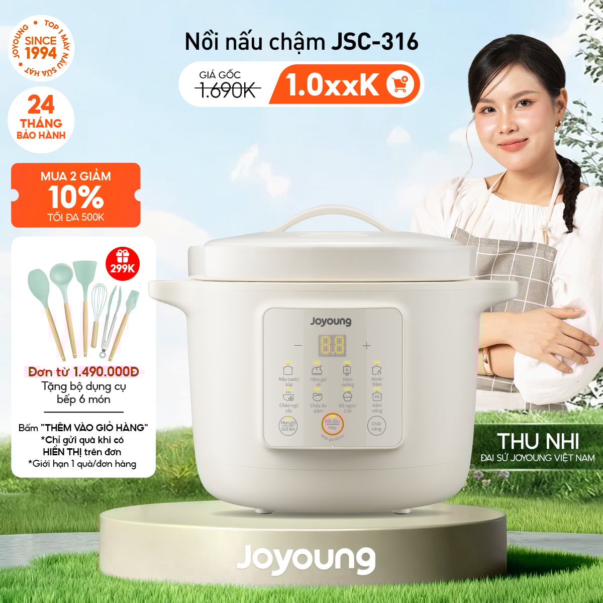 Nồi nấu chậm Joyoung JSC-316