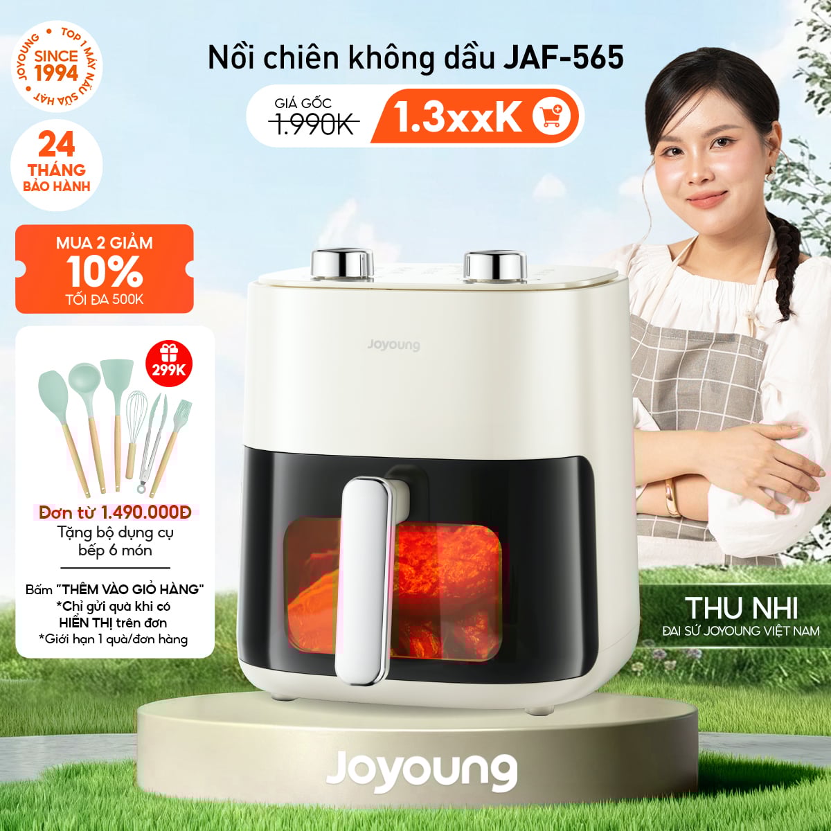 Nồi chiên không dầu Joyoung JAF-565