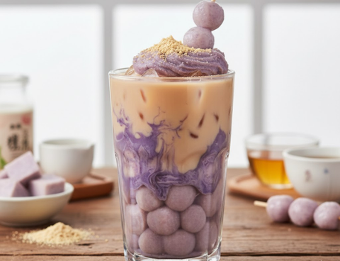 Trà sữa đậu nành khoai môn