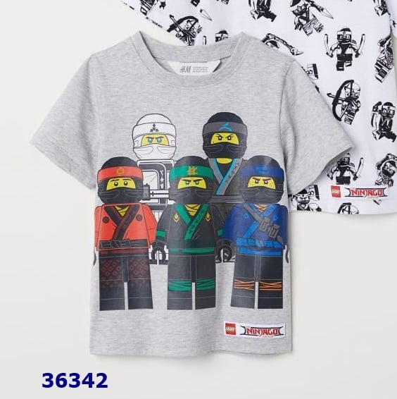 Áo HM xám NinjaGo - size 6-8y
