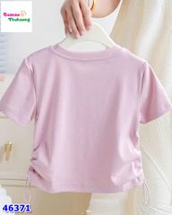 Áo hồng trái tim đính nơ