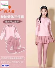 Đồ bơi hồng mộc dài GRN
