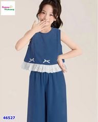 Set bộ Win xanh đậm đính nơ