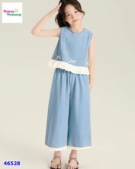 Set bộ Win xanh nhạt đính nơ